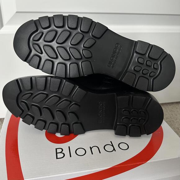 Blondo Jelina Waterproof Bootie Black Leather NIB Size 7 - Picture 6 of 9